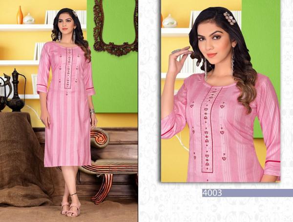 Beauty Heart Beat Heavy Rayon Embroidery Kurti Collection